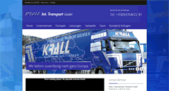 Desktop Screenshot of krall-transport.at